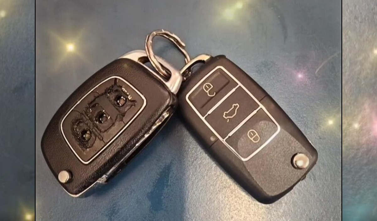 Car Key fobs - one damaged, the other new